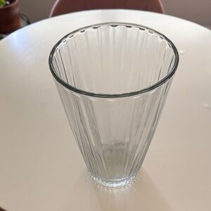 Elegant Clear Glass Vase